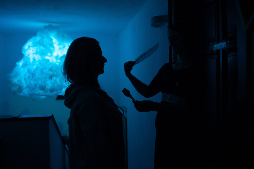 Simona Hojdysz na setkání interních a externích spolupracovníků Kliniky NAU v Mendelově domě ve Vražném