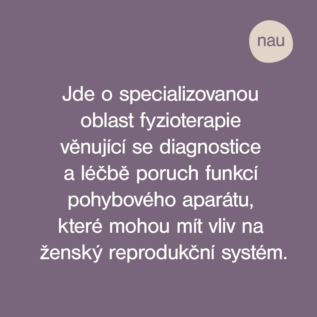 Renáta Homolová - gynekologická fyzioterapeutka na Klinice NAU