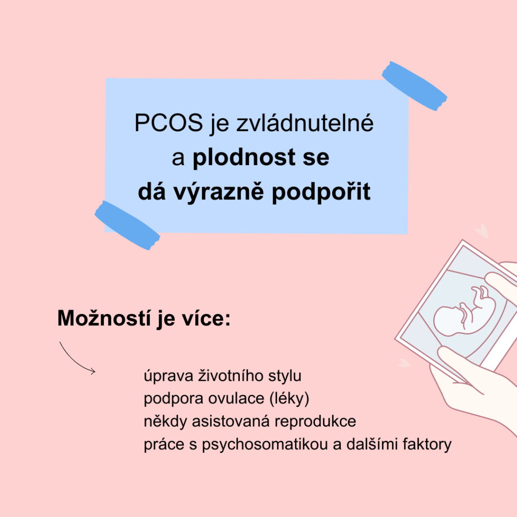 U PCOS, stejně jako u dalších diagnóz, se dá plodnost do jisté míry ovlivnit a podpořit.